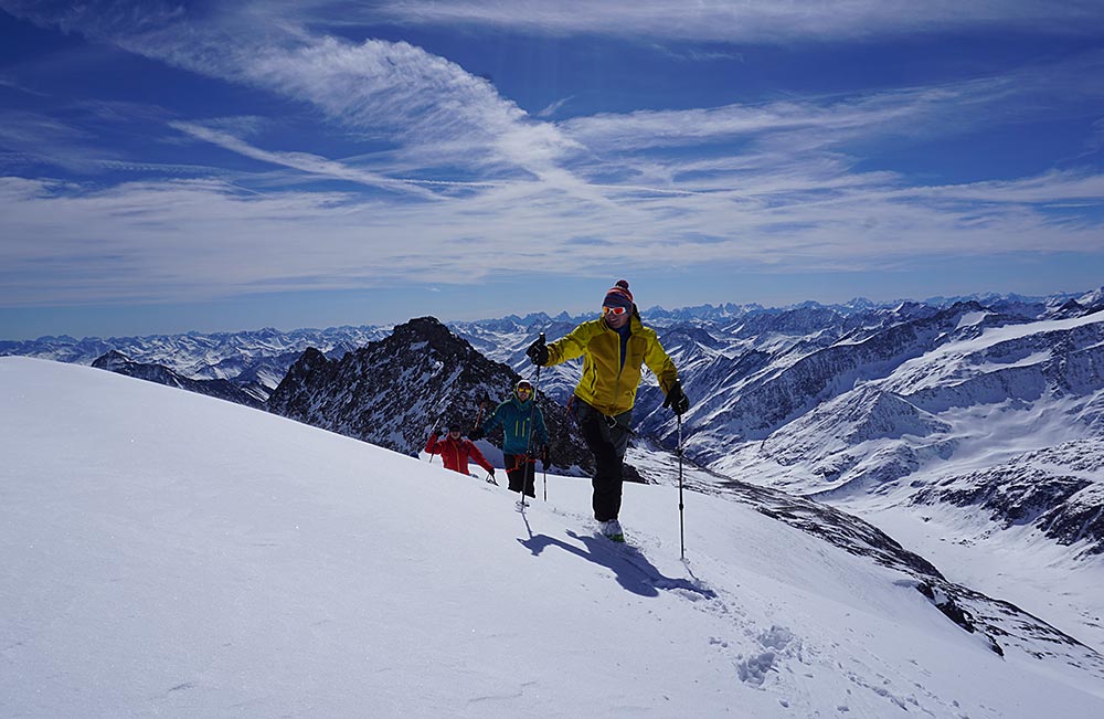 Hoch Tirol mit Bergführer